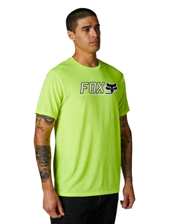 Fox Cntro Tech Tee - Flo Yellow - 26971-130