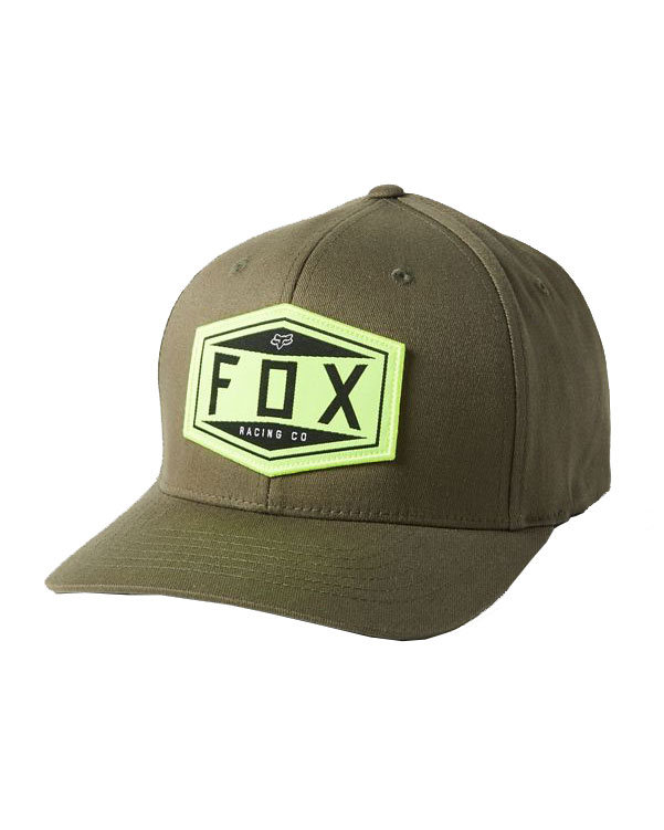 Fox Emblem Flexfit Cap - Olive Green - 27096-099