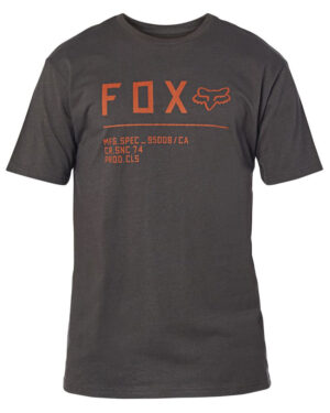 Fox Non Stop Premium Tee - Black / Orange - 23709-016