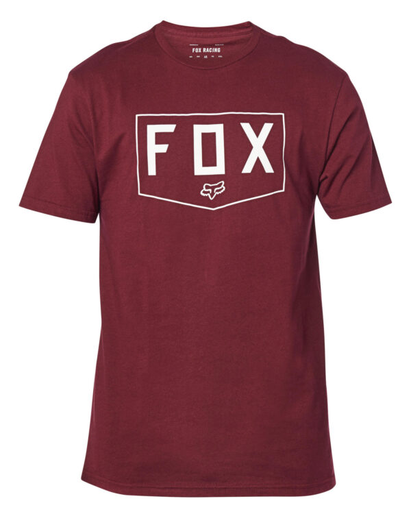 Fox Shield Premium Tee - Cranberry - 24429-527