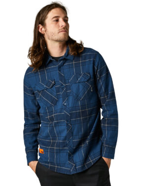 Fox Traildust 2.0 Flannel Shirt - Dark Indigo - 28857-203