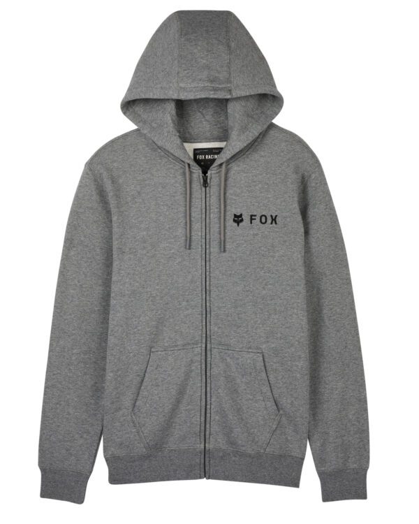 Foxracing Absolute Fleece Zip Hoody - Heather Graphite - 31593-185