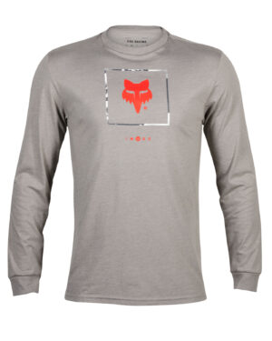 Foxracing Atlas LS Premium Tee - Heather Graphite - 31694-185