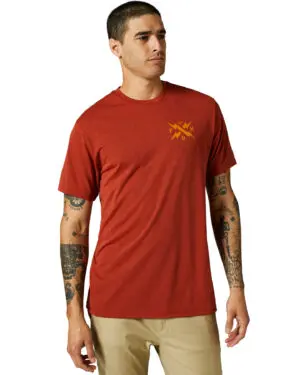 Foxracing Calibrated - SS Tech Tee - Red Clay 29063-348