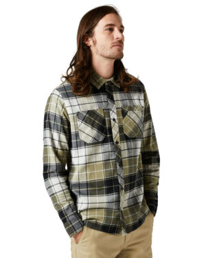 Foxracing Grainz - Utility Flannel Shirt - Bark 29058-374