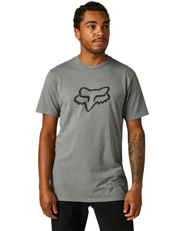 Foxracing Legacy Fox Head - SS Tee - Heather Graphite - 28990-185