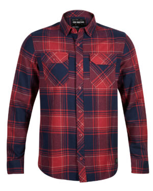 Foxracing Traildust Flannel - Scar Red - 31961-371