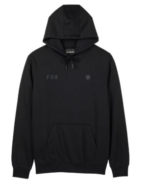 Foxracing Wordmark Fleece PO Hoody - Black - 31891-001