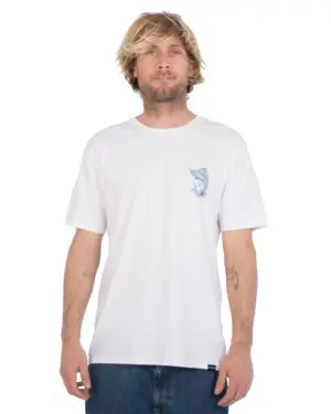 Hurley Trippy Fish Tee - White - MTS0029890-H100