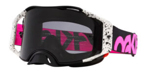 Oakley Airbrake MX - Black Splatter - MX Dark Grey - OO7046-E400 - 888392596215