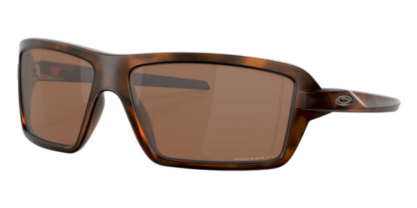 Oakley Cables - Brown Tortoise - Prizm Tungsten Polarized - OO9129-0763 - 888392575531