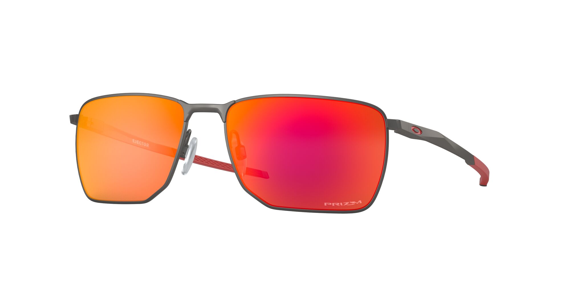 Oakley Ejector – Matte Gunmetal – Prizm Ruby Sunglasses OO4142-0258 ...