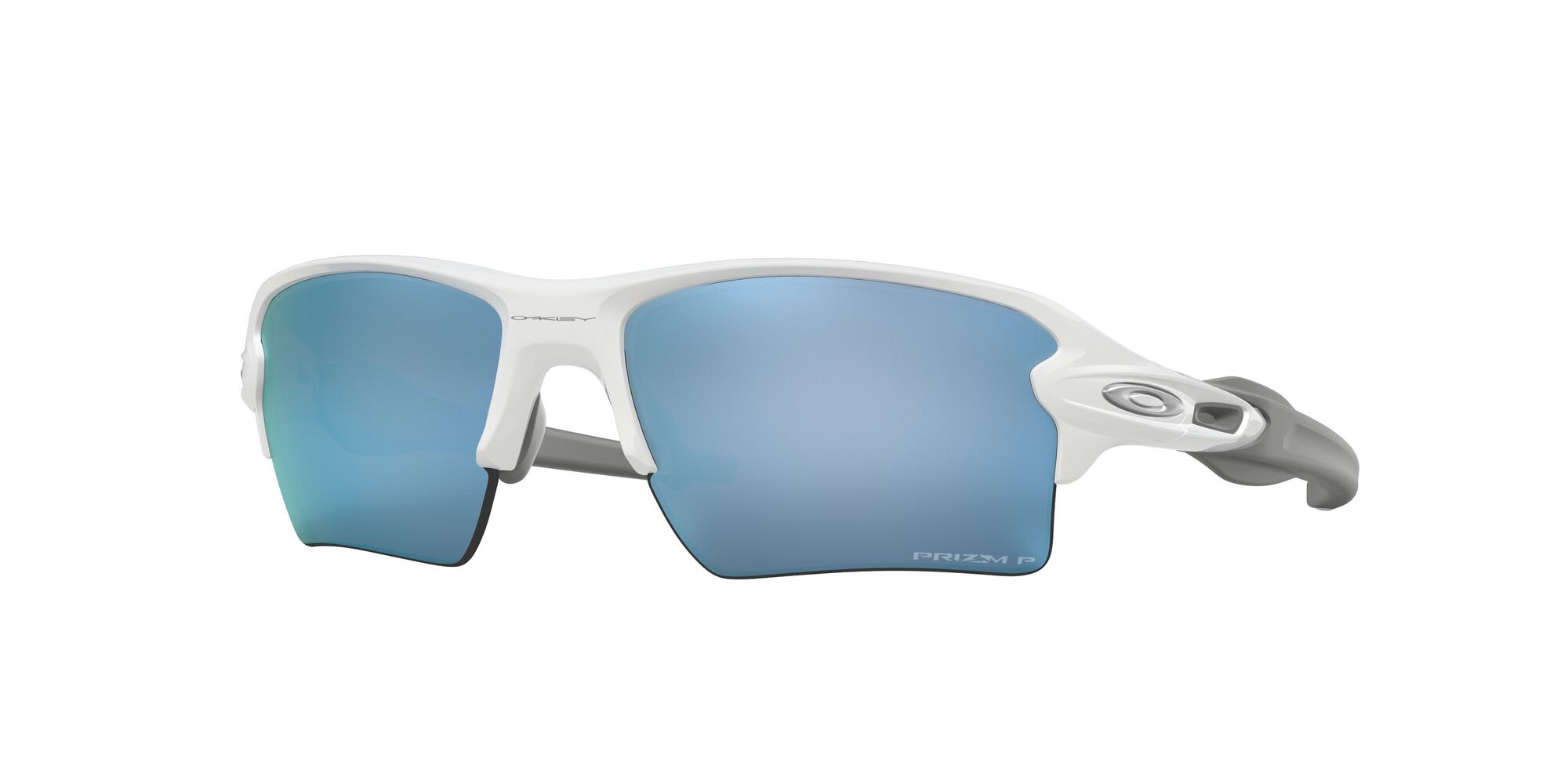 Oakley Flak  XL – Polished White – Prizm Deep Water Polarized Sunglasses  OO9188-8259 – Ten-Eighty