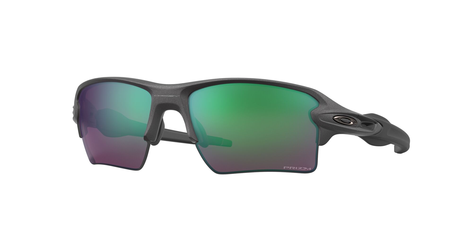 Oakley Flak 2.0 XL Steel Prizm Road Jade Sunglasses Ten Eighty