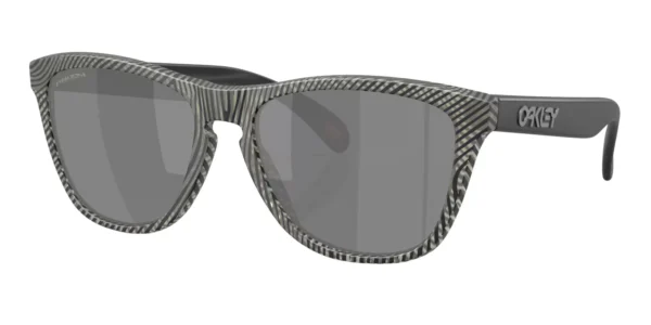 Oakley Frogskins - Matte Grey Ink Fingerprint - Prizm Black - OO9013-MO55 - 888392664235