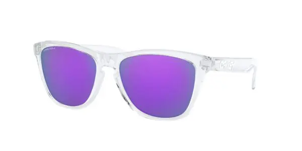 Oakley Frogskins - Polished Clear - Prizm Violet - OO9013-H755 - 888392454706