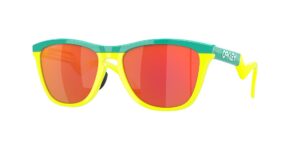 Oakley Frogskins Hybrid - Celeste / Tennis Ball Yellow - Prizm Ruby - OO9289-0255 - 888392610263