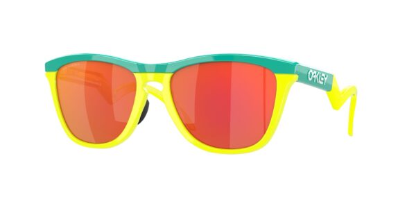 Oakley Frogskins Hybrid - Celeste / Tennis Ball Yellow - Prizm Ruby - OO9289-0255 - 888392610263