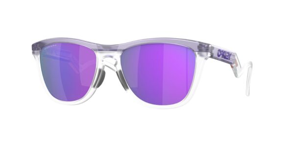 Oakley Frogskins Hybrid - Matte Translucent Lilac / Clear - Prizm Violet - OO9289-0155 - 888392610256