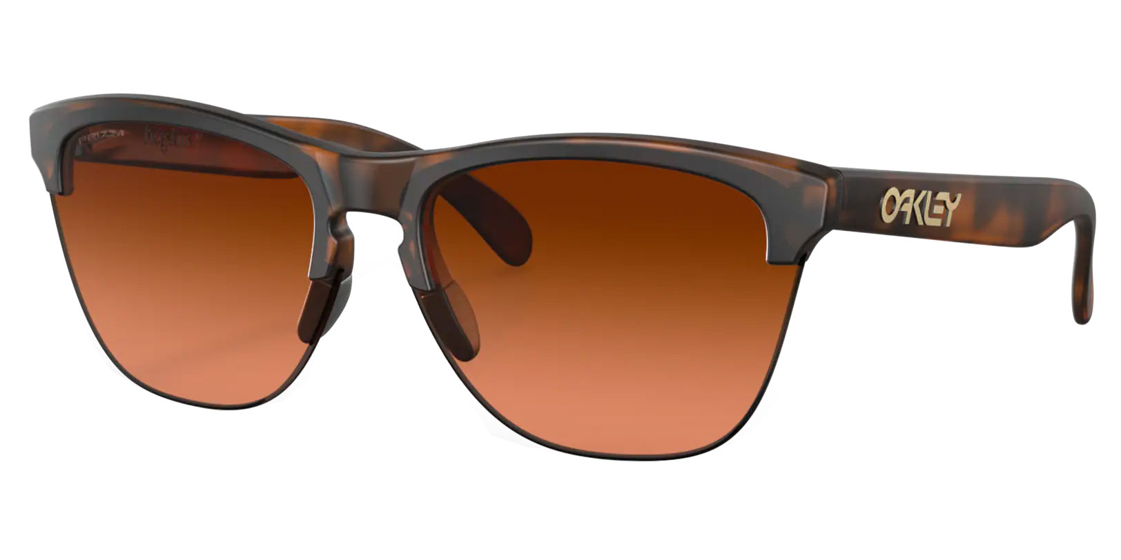 Oakley Frogskins Lite – Matte Brown Tortoise – Prizm Brown Gradient  Sunglasses OO9374-5063 – Ten-Eighty