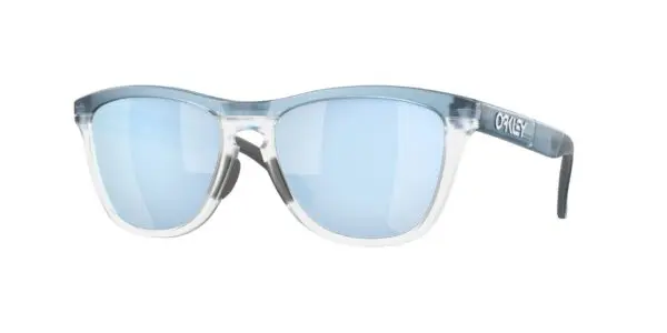 Oakley Frogskins Range - Translucent Stonewash / Clear - Prizm Deep Water Polarized - OO9284-0955 - 888392611710