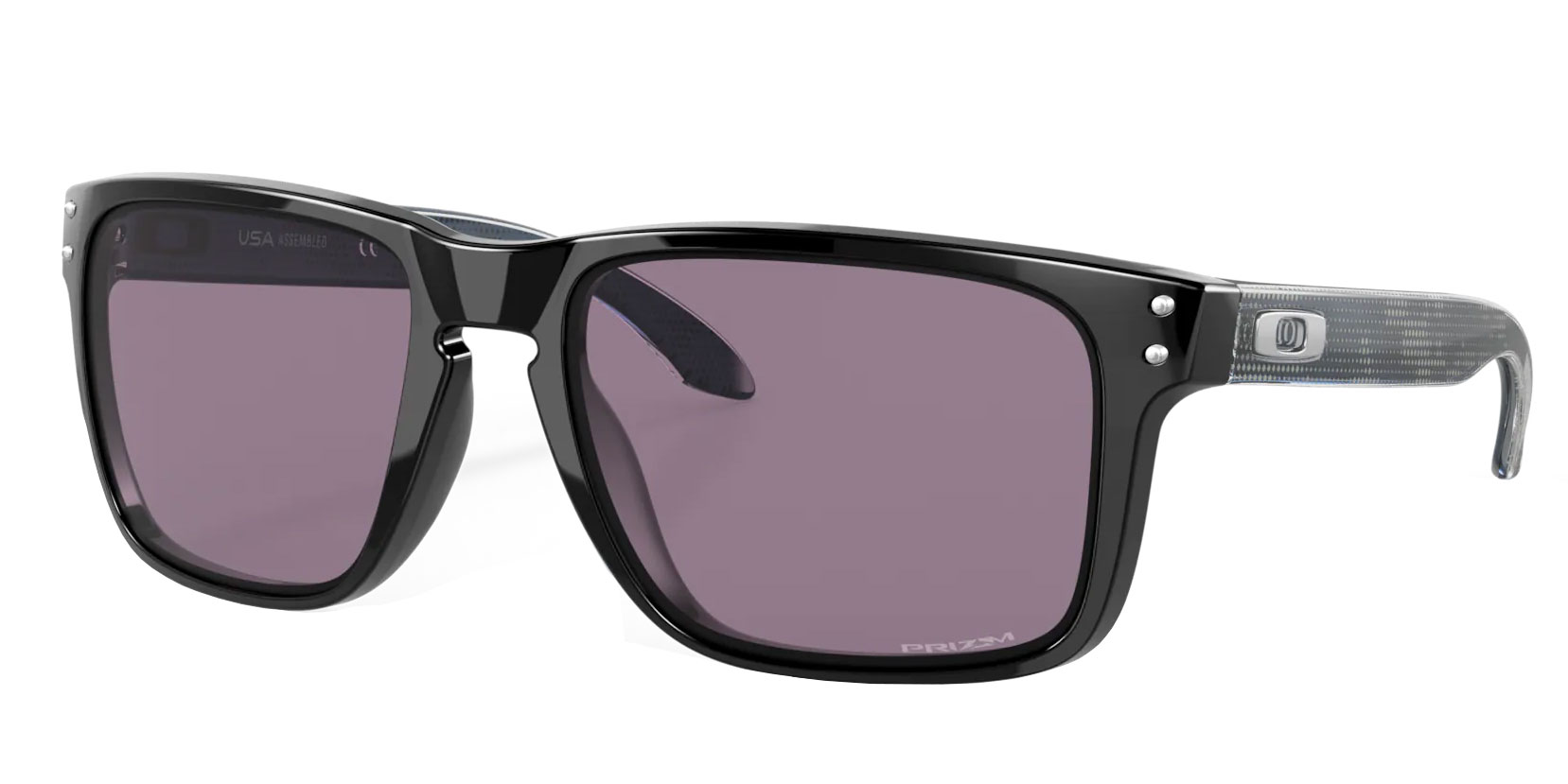 Oakley Holbrook XL High Resolution Collection Polished Black Prizm Grey Sunglasses Ten Eighty