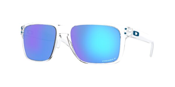 Oakley Holbrook XL - Polished Clear - Prizm Sapphire Polarized Sunglasses