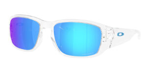 Oakley Tourniquet - Polished Clear - Prizm Sapphire - OO9521-0457 - 888392674883