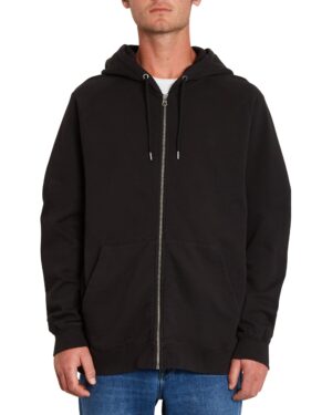 Volcom Feeleven Zip Fleece Hoody - Black - A4812102-BLK