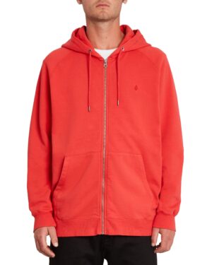 Volcom Freeleven Zip Fleece Hoody - Carmine Red - A4812102-CMR